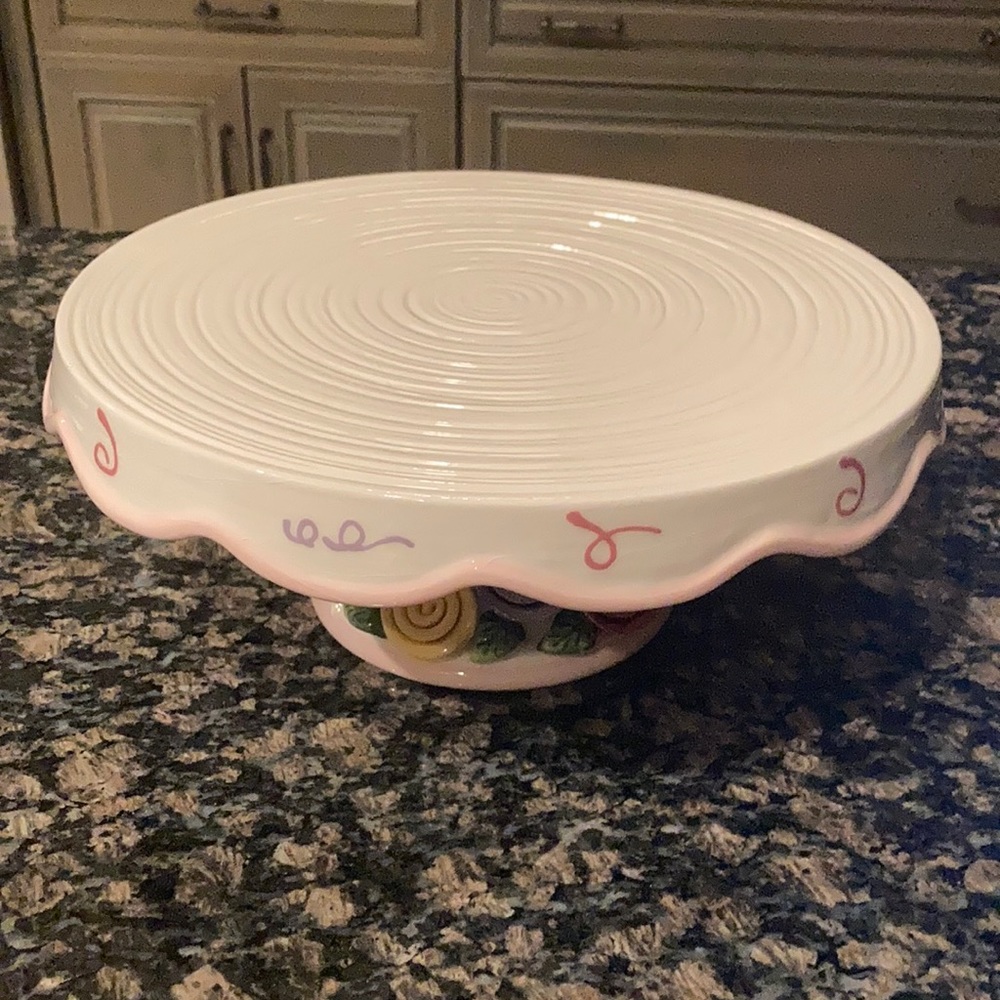 AVON CELEBRATION PEDESTAL CAKE PLATE PRESIDENTS C